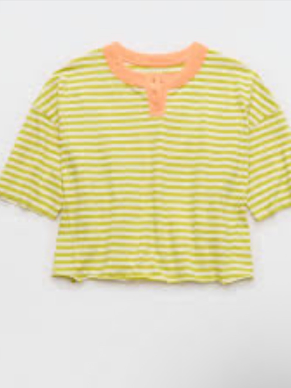 NWT Aerie Remix Henley Tee - Picture 2 of 3